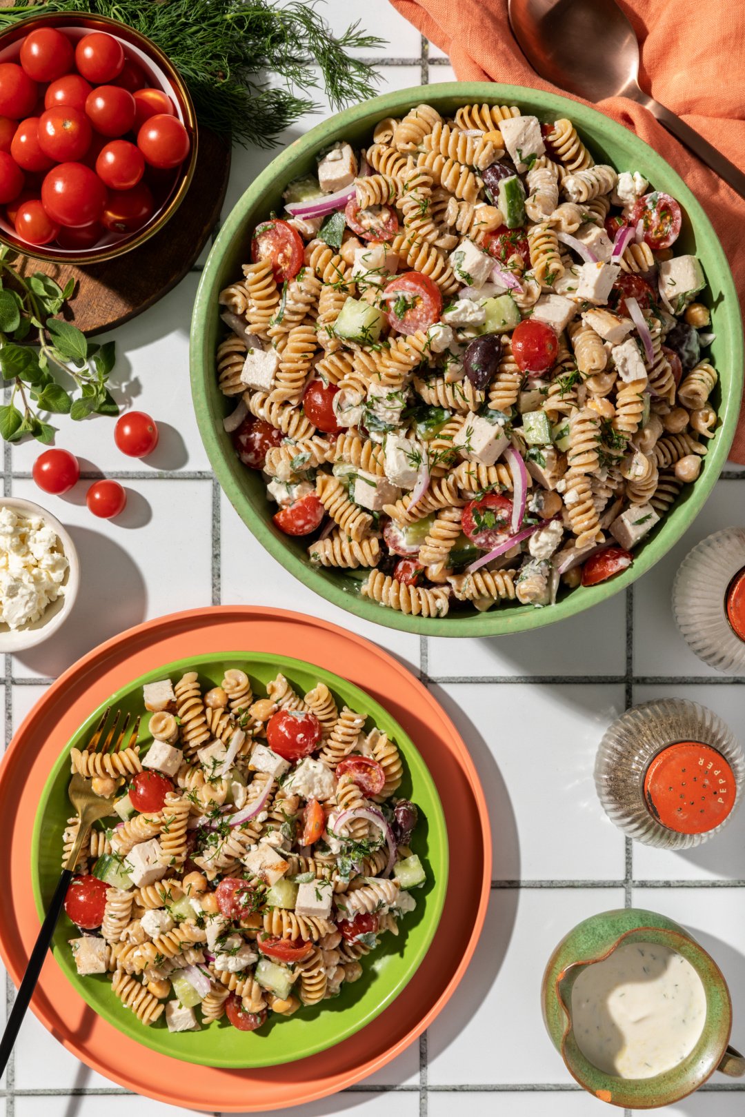 Greek Chicken Pasta Salad Recipe