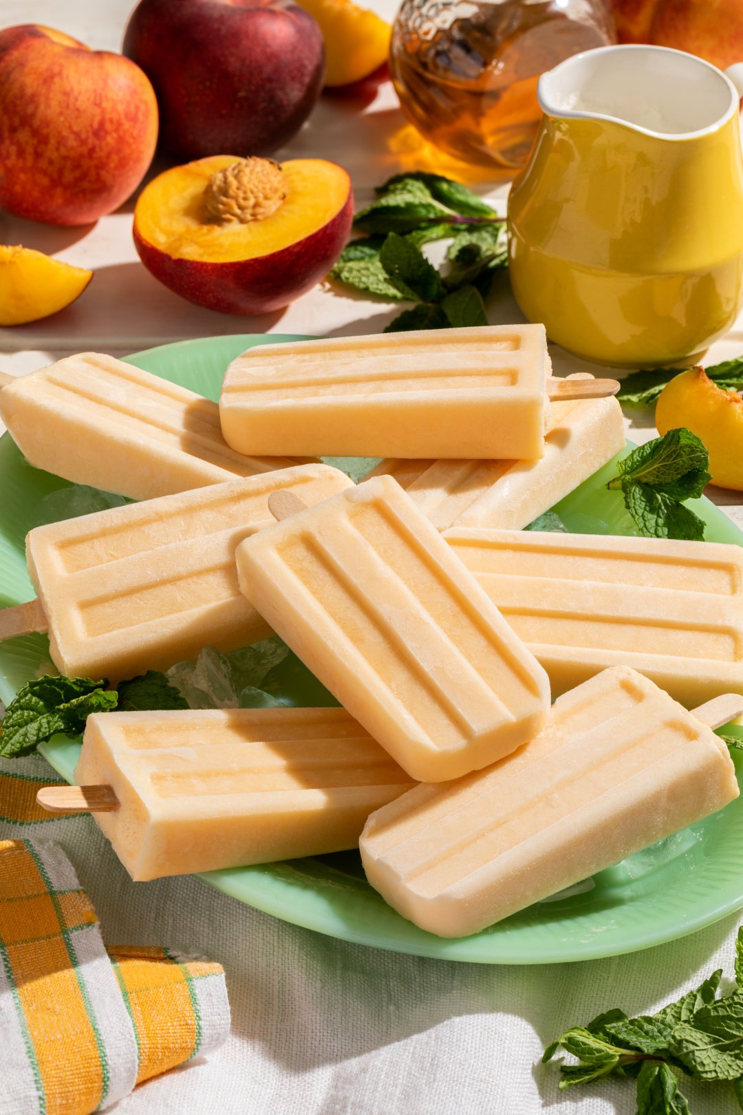 Peaches and Cream Popsicles Recipe