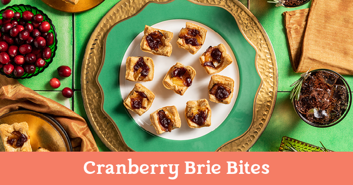 Cranberry Brie Bites